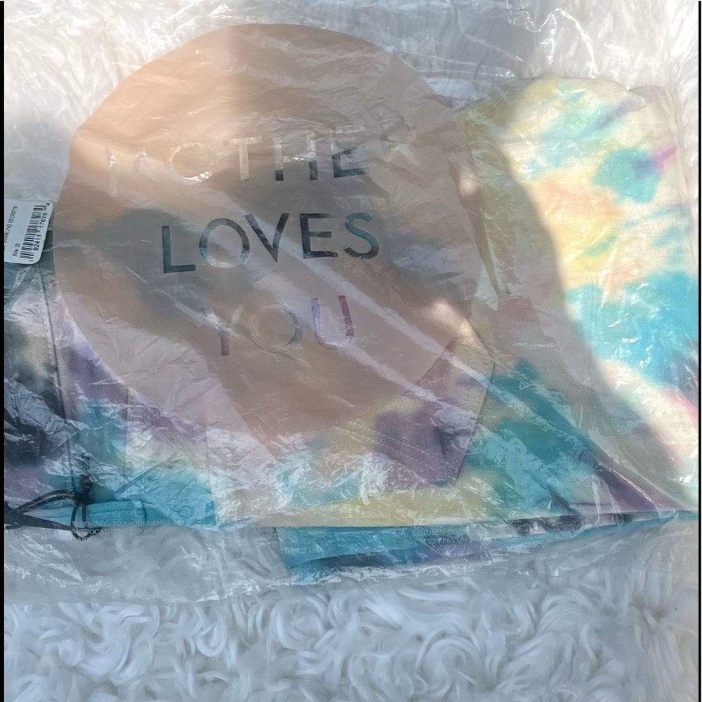 NWT $238 MOTHER | the Tripper | Swirling Secrets | Pastel Tie Dye Jeans - Picture 9 of 11